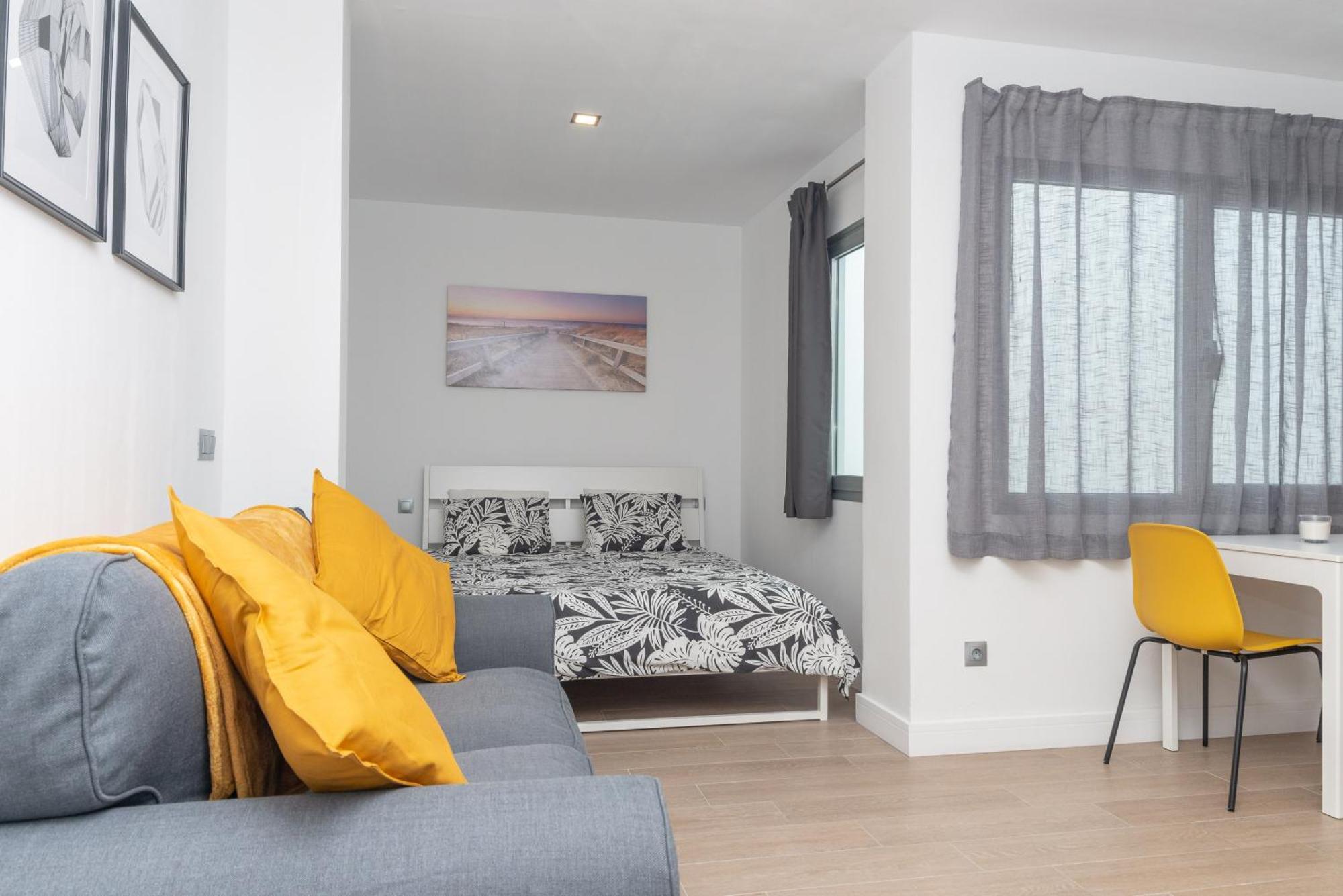 Estudio Con Balcon Playa Las Canteras Las Palmas de Gran Canaria Exterior foto